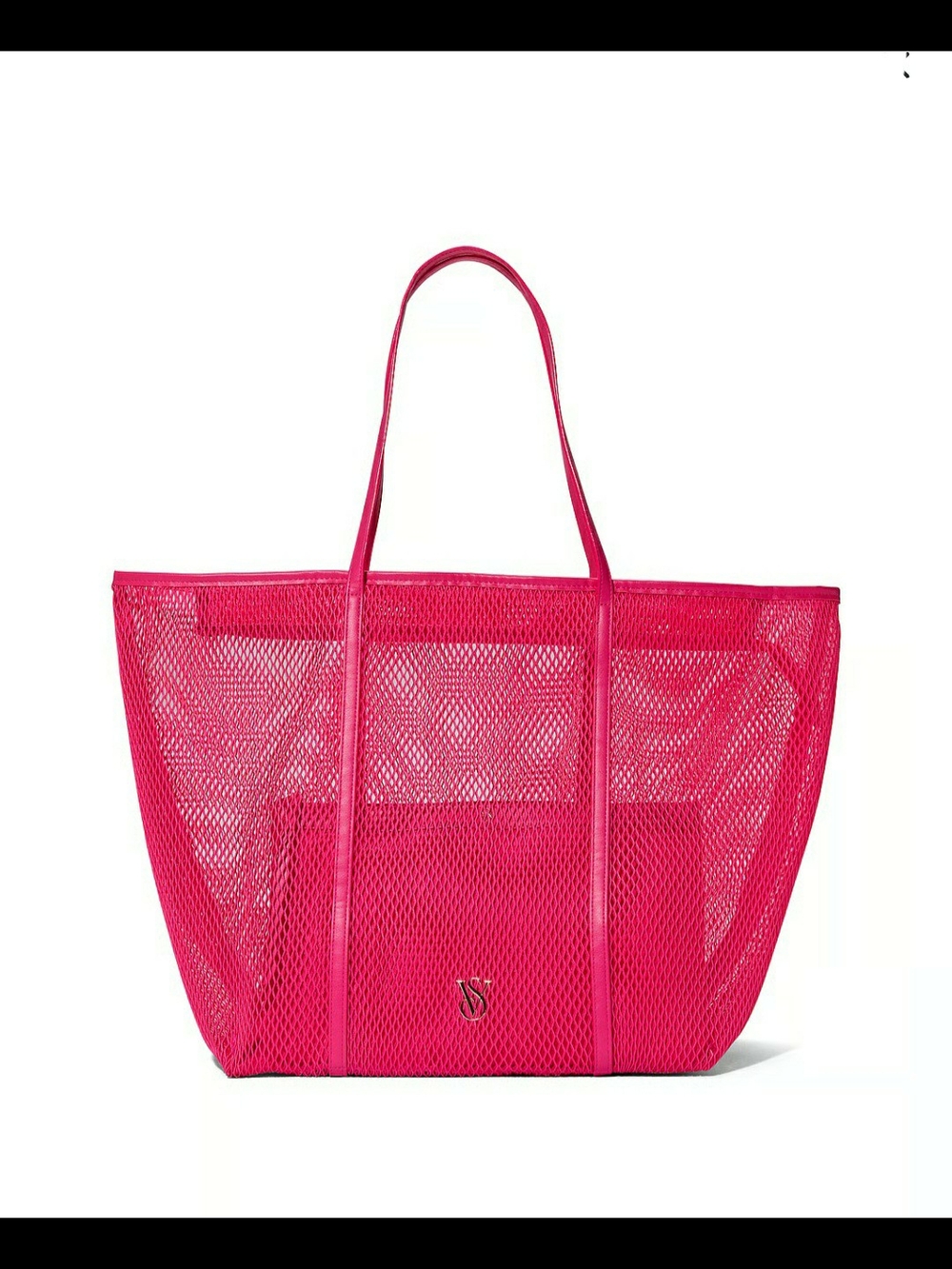 Victoria's Secret Bright Pink Mesh Tote
